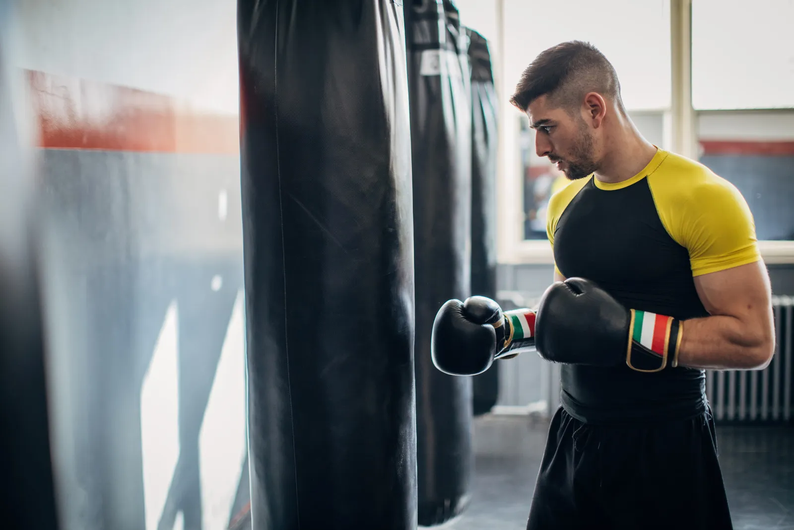 standing punching bag